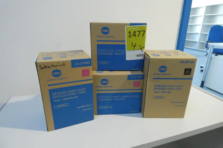 4x Konica Minolta Toner